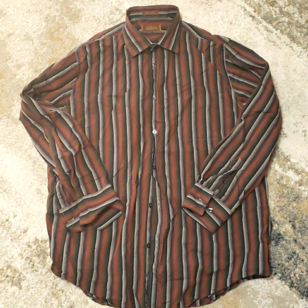 Mens button down top xl